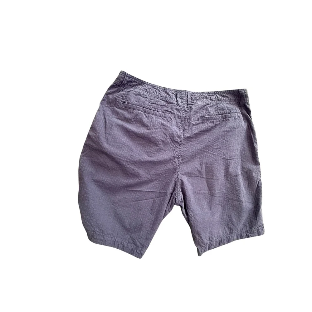 Lucky Brand Mens Shorts Size 36 Blue Cotton Flat Front Chino Casual Walk Golf